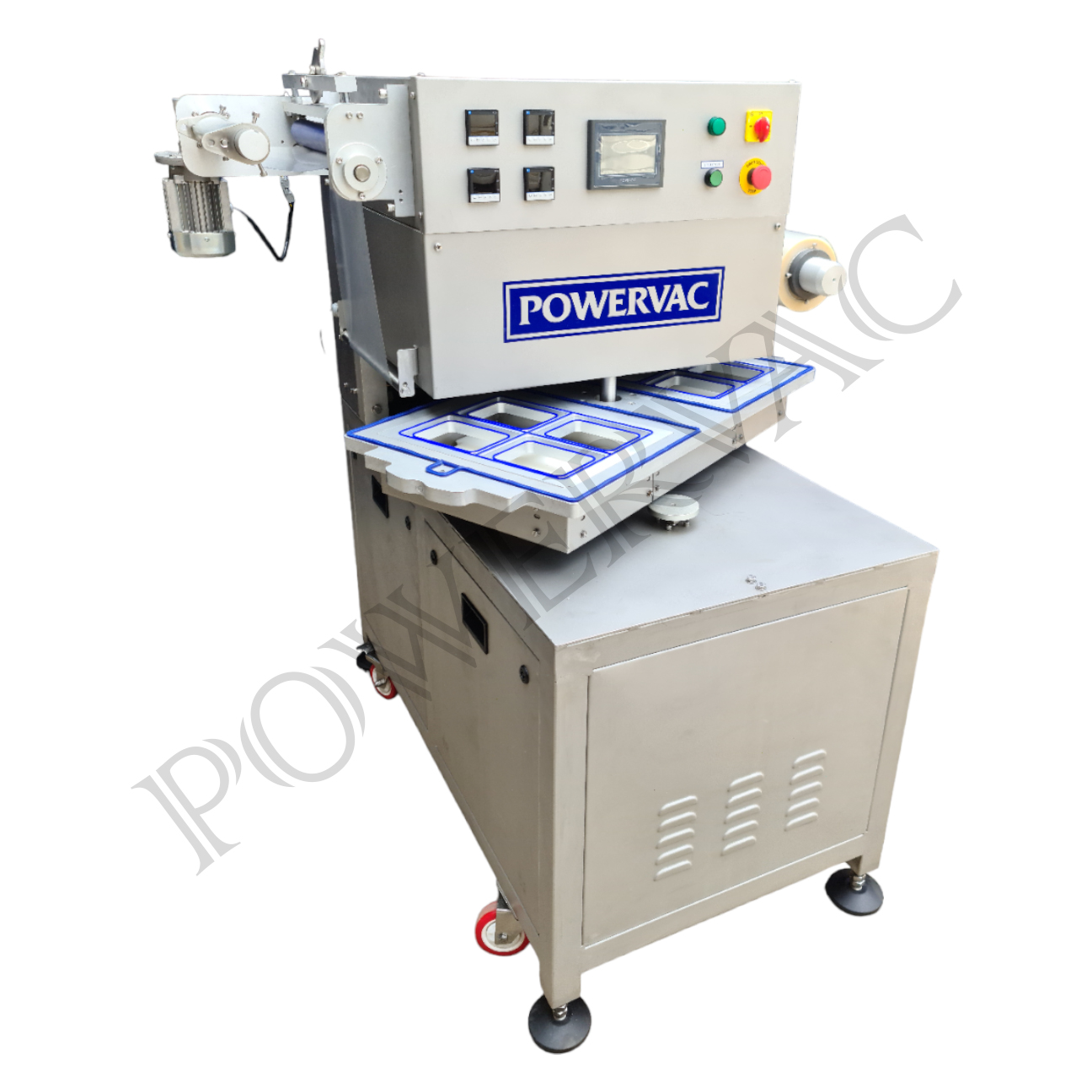 rotary type semi-automatic vacuum tray sealing machine SVTS-500R